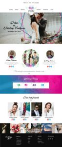 Wedding Blog Website Template – Modern & Responsive Design