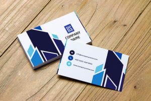 Unique Building Shape Business Card Design
