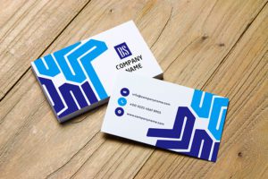 Industrial business card design