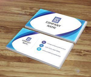 Unique Multiple Blue Color Business Card Design for Your Brand