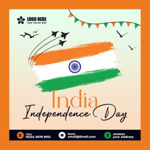 Indian Independence Day Graphic Post