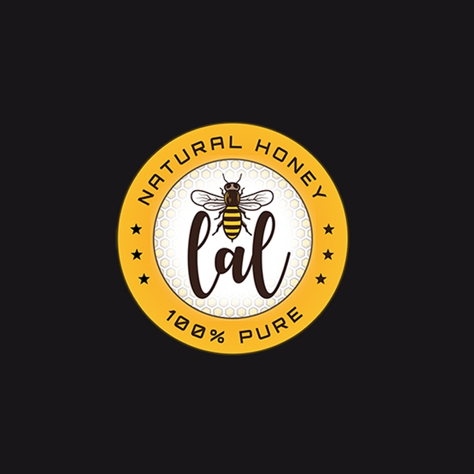 Natural Honey Logo Design Natural Honey Logo Design