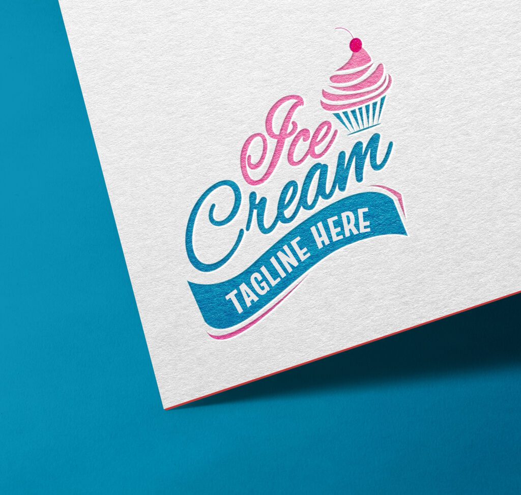 Ice Cream Shop Logo