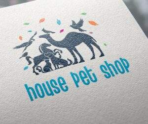Free House Pet Shop Logo Design (Editable & HD Download)