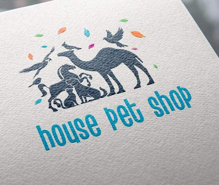 Free House Pet Shop Logo Design (Editable & HD Download)