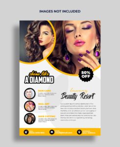 Download Free Luxury Beauty Salon Flyer Template (PSD Format)