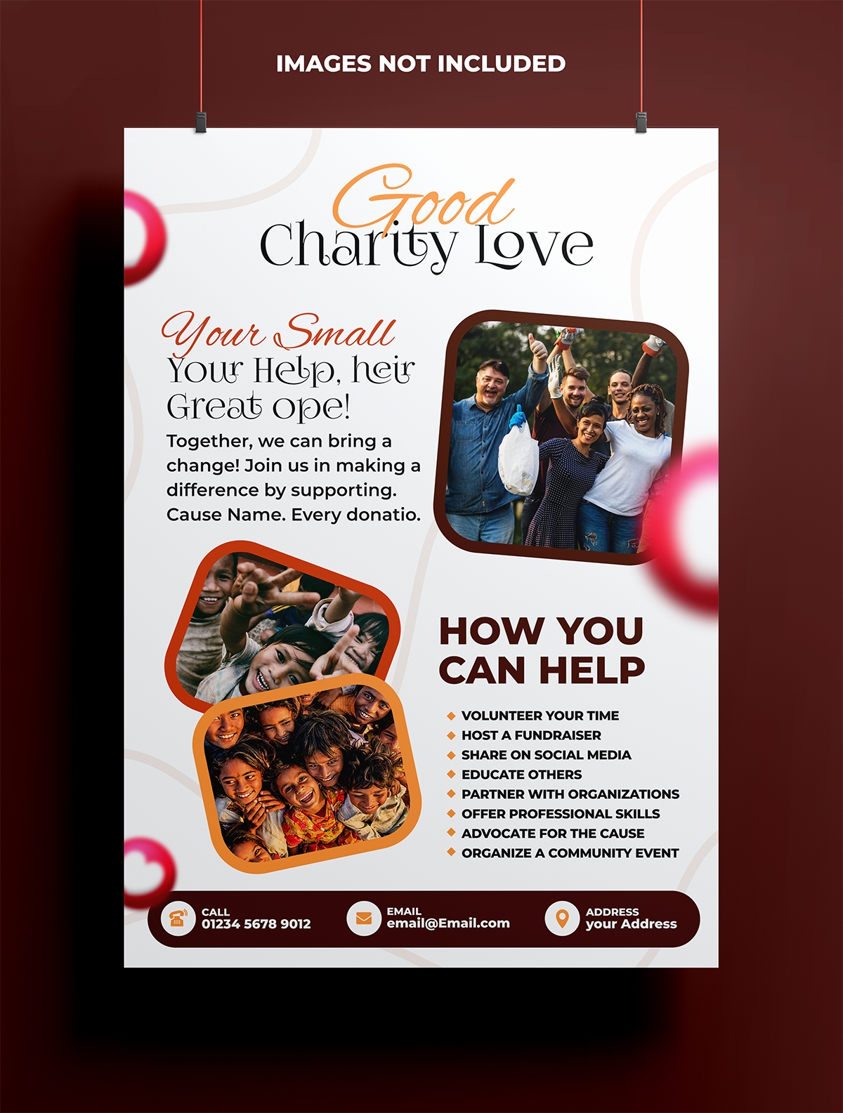 charity flyer