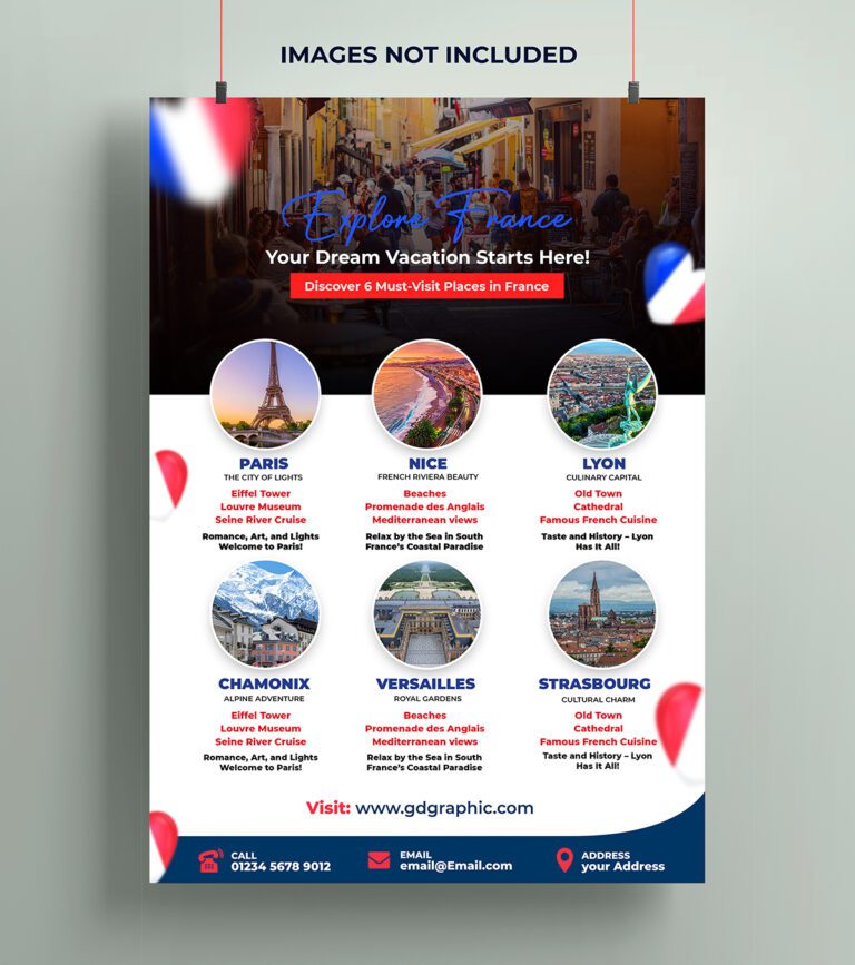 France Travel Itinerary: Paris, Nice & More | Free Flyer Download