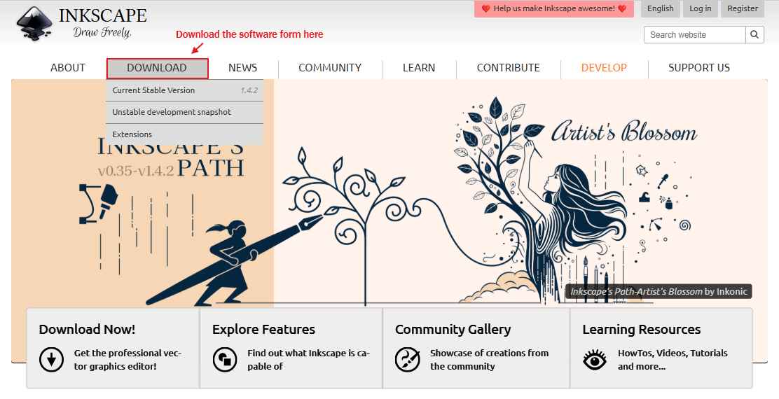 Inkscape Desktop Software Download