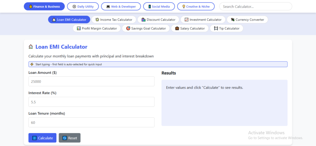 All-in-One Calculator